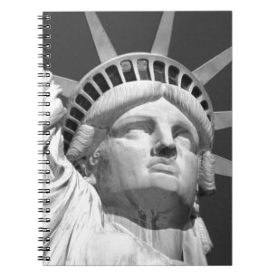 Carnet Statue noire et blanche de la Liberté