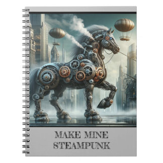 Carnet Steampunk avec une impressionnante image de