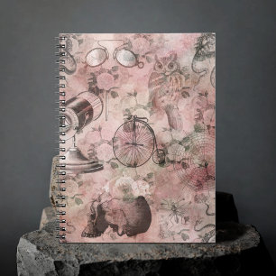 Carnet Steampunk romantique   Ephémère Vintage antique