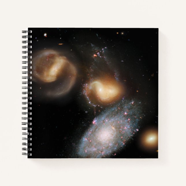 Carnet Stephan's Quintet Galaxies (Devant)
