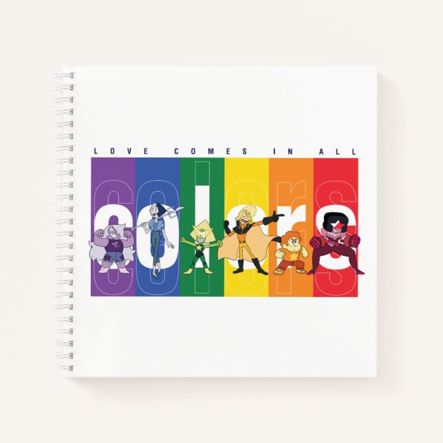 Carnet Steven Universe - L'Amour Arrive Dans Toutes Les C (Devant)