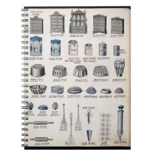 Carnet Stockage et ustensiles de cuisine d'un catalogu