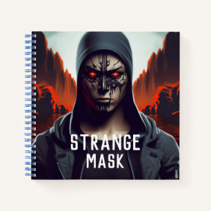 Carnet Strange Mask Notizbuch