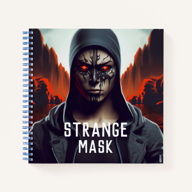 Carnet Strange Mask Notizbuch (Vorderseite)