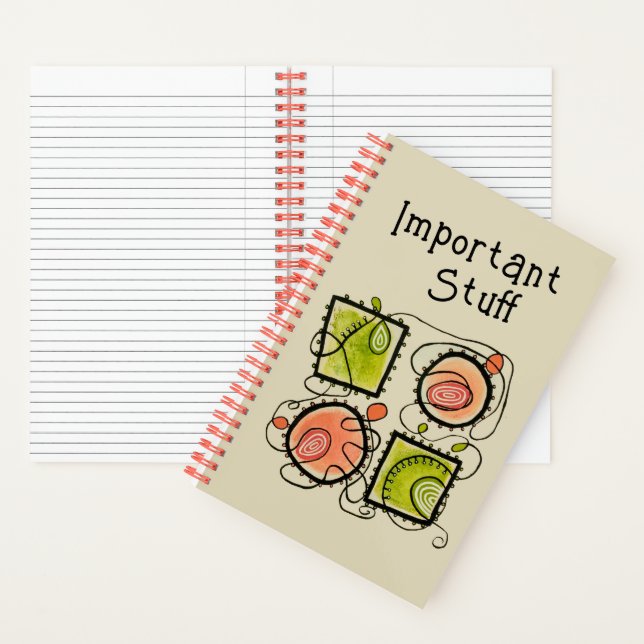 Carnet Stuff important 8.5x5.5 (À l'intérieur)