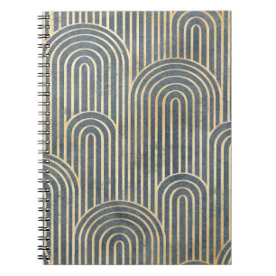 Carnet Style Art déco design luxe géométrique sans faille