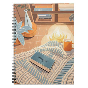 Carnet Style Boho chaleureux et Abstrait