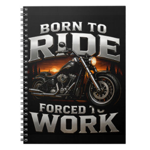 Carnet 🏍️ Style de crâne de motard chromé pour les motar
