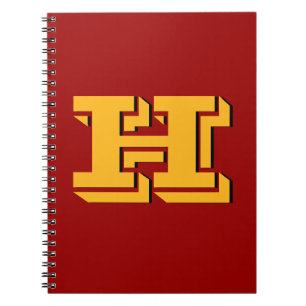 Carnet Style de monogramme de couleur de fierté scolaire
