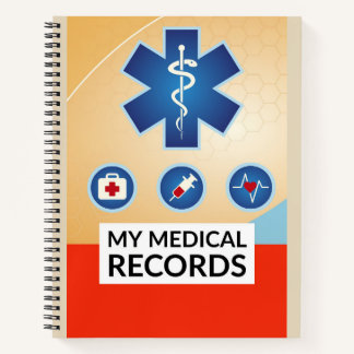 Carnet Style d'ordinateur portable Médicale pour le gardi