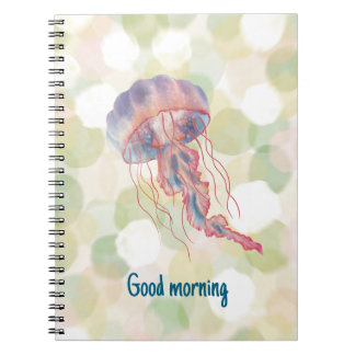 Carnet Style Jellyfish-Qualle-Watercolor