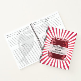 Carnet Style Rétro Vos Célèbres Recettes De Canne Rouge J