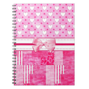 Carnet Style rose Girly d'album