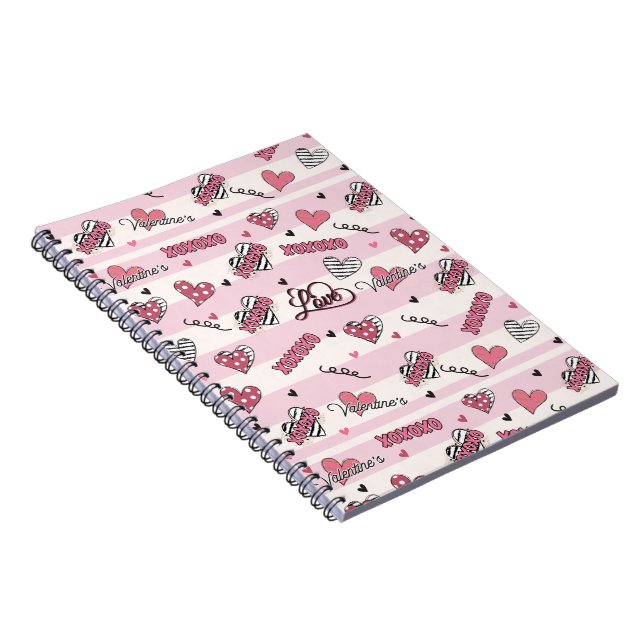 Carnet Style XOXO Valentine's Day (Côté Droit)