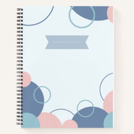 Carnet Stylish Notebook with Colorful Circles Design