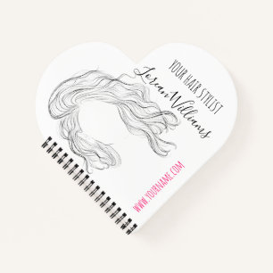 Carnet Styliste minimaliste des cheveux naturels longue v