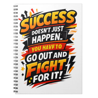 Carnet Success Fighter Quote