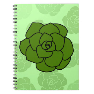 Carnet Succulente arrondie