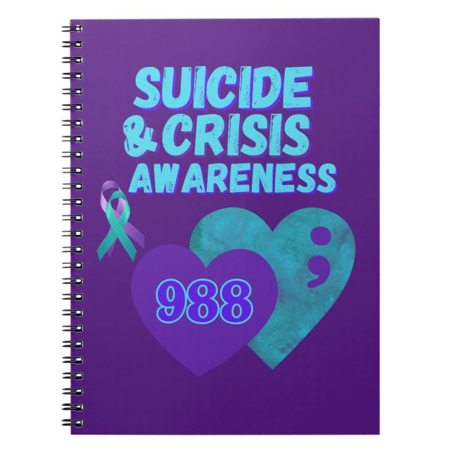 Carnet Suicide cardiaque et sensibilisation à la crise (Devant)