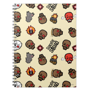 Carnet Suicide Squad Deadshot Emoji Pattern