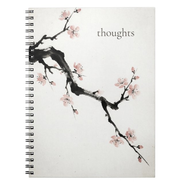 Carnet Sumi-E Ink | Cherry Blossom | Everyday Notebook (Devant)