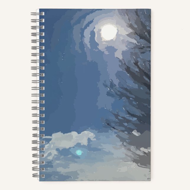 Carnet Sun Blue Sky Tree (Recto)