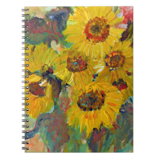 Carnet sunflower wting pad