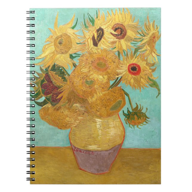Carnet Sunflowers Vincent van Gogh (Devant)