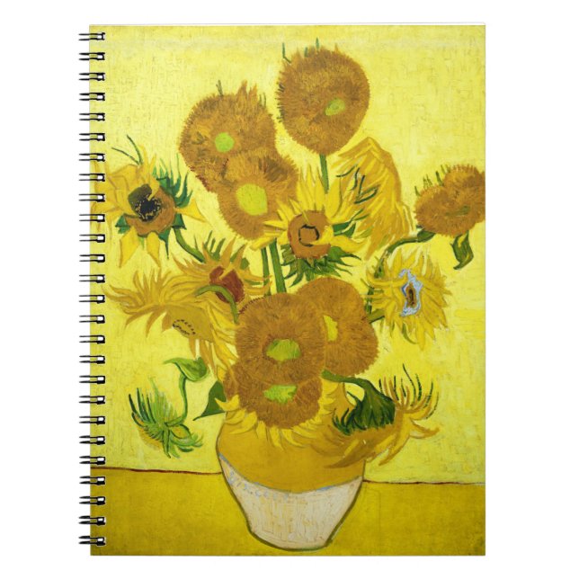 Carnet Sunflowers Vincent van Gogh (Devant)