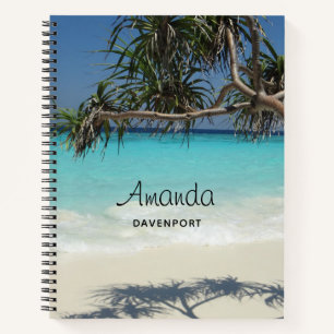 Carnet Sunny Tropical Beach Ocean Paradise