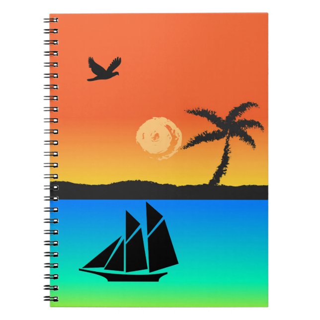 Carnet Sunset de l'île (Devant)