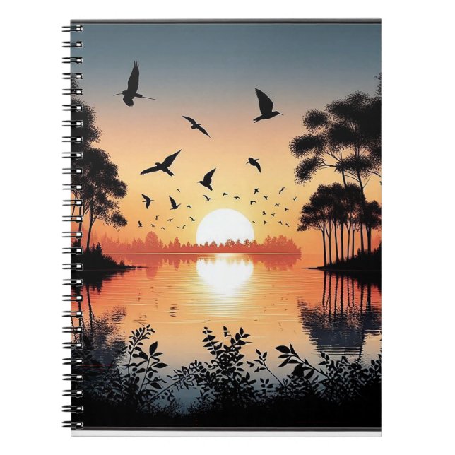 Carnet Sunset Serenity  (Devant)
