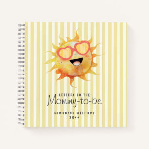Carnet Sunshine Baby showers Lettres à la maman pour être