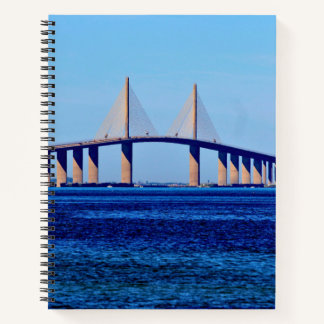 Carnet Sunshine Skyway Bridge Spiral Notebook