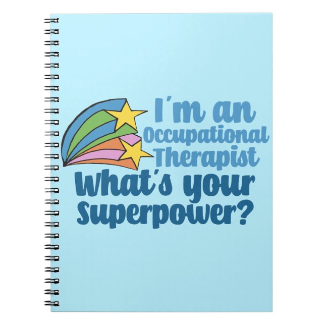 Carnet Super ergothérapeute mignonne OT (Devant)