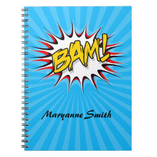 Carnet Super Héros Classic Bam ! Bulle d'action