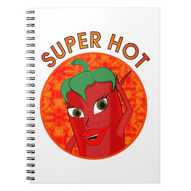 Carnet Super Hot Pepper Diva (Devant)