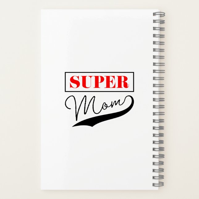 Carnet Super Maman (Verso)