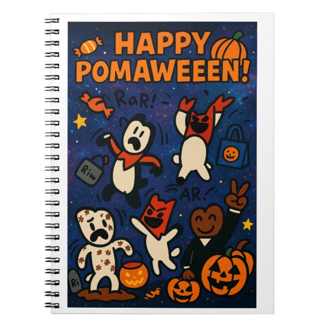 Carnet Super Pom Pomaween (Devant)