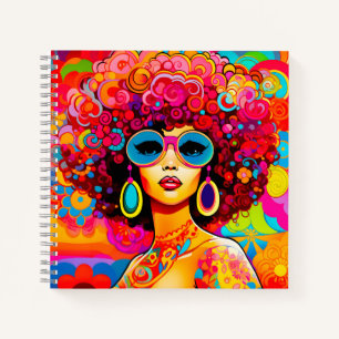 Carnet Super Retro Afro Chic Pop Art