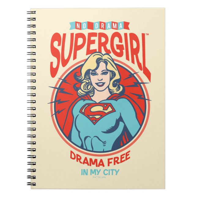 Carnet Supergirl Drame Gratuit Dans Ma Ville (Devant)