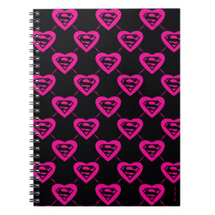 Carnet Supergirl Hearts Motif diagonal
