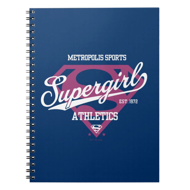 Carnet Supergirl Metropolis Sports Athlétisme Graphique (Devant)