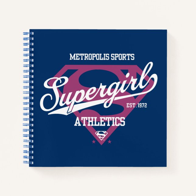 Carnet Supergirl Metropolis Sports Athlétisme Graphique (Devant)
