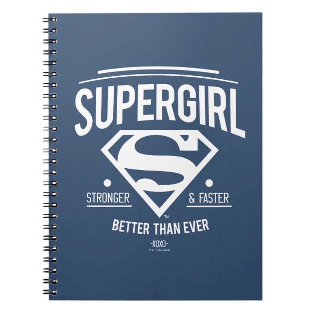 Carnet Supergirl mieux que jamais Retro Graphic (Devant)