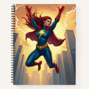 Carnet Superhéros de la femme de la foudre