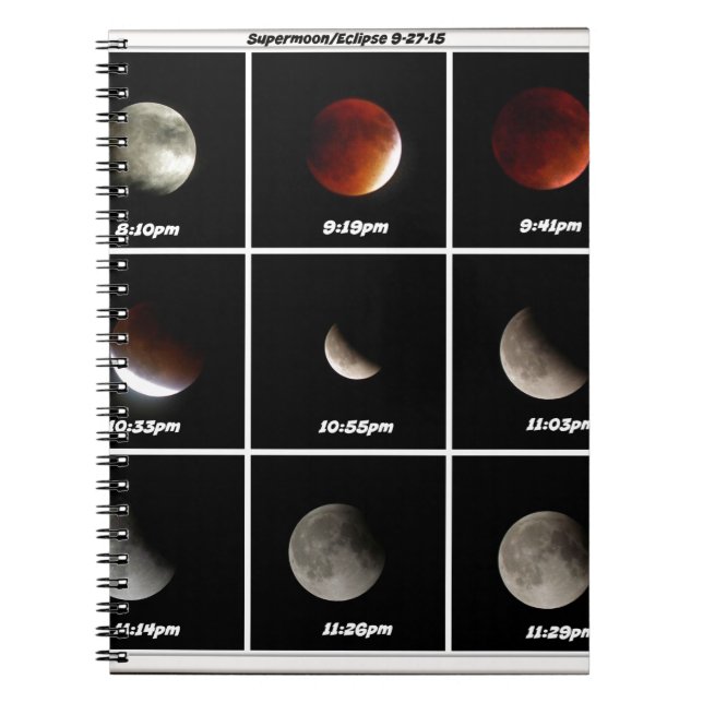 Carnet Superlune & Eclipse (Devant)