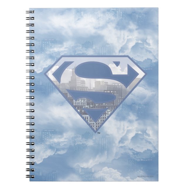 Carnet Superman S-Shield | Logo de la ville bleu clair (Devant)