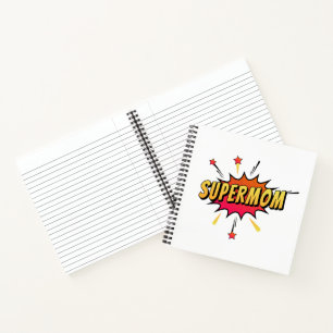 Carnet Supermom Retro Comic Pop Art   Ordinateur portable