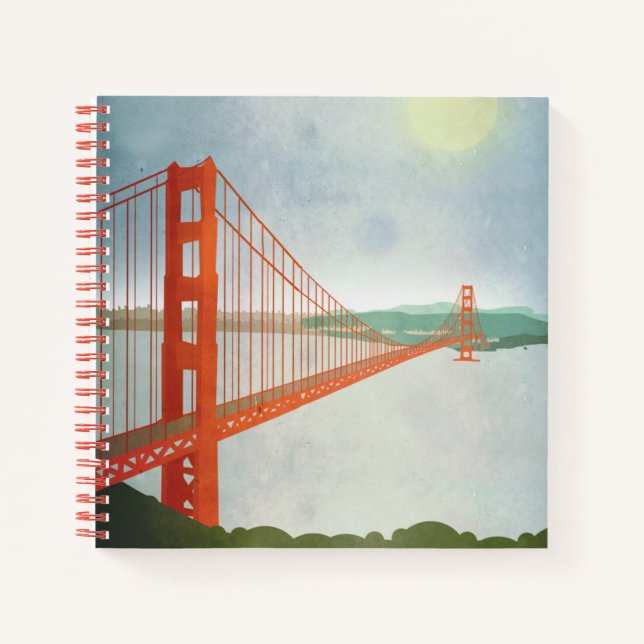 Carnet Sur le pont Golden Gate (Devant)